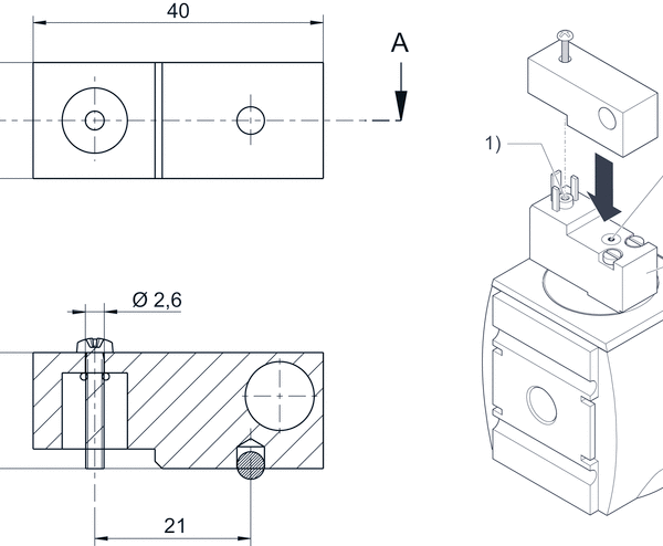 AVENTICS Mounting aid - R412019278