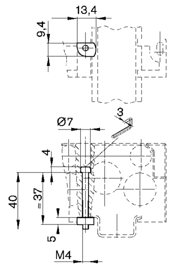 AVENTICS Mounting kit for DIN rails DIN - 1821398007