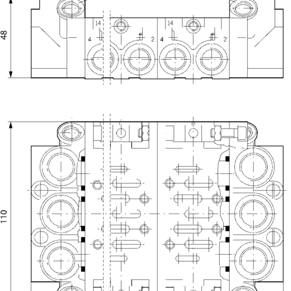 End plate right - 1825503297