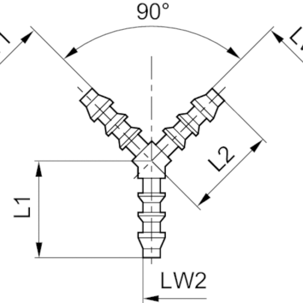 AVENTICS Y - connector - 1823381020