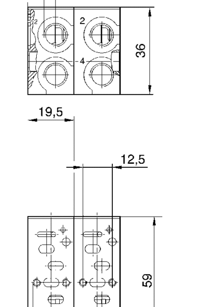 AVENTICS Base plate - 1825503891