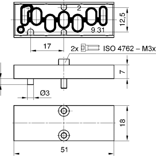 AVENTICS Blanking plate - 1825503933