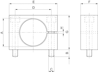 AVENTICS Clamping flange - R412010348