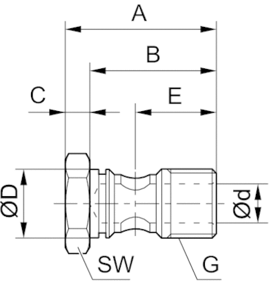 AVENTICS QR1 - S - RH1 standard series - R412005313