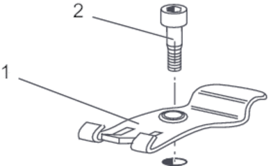 AVENTICS Mounting for TH35 - 7.5 rail - R414002583