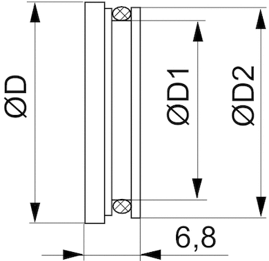 AVENTICS Blanking piece - 1820A20013