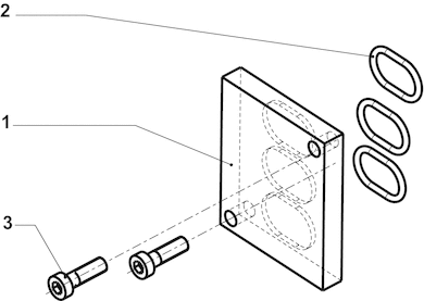 AVENTICS blanking plate for pressure regulators - 5610140312