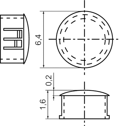 AVENTICS Sealing cap for manual override - 8980122904