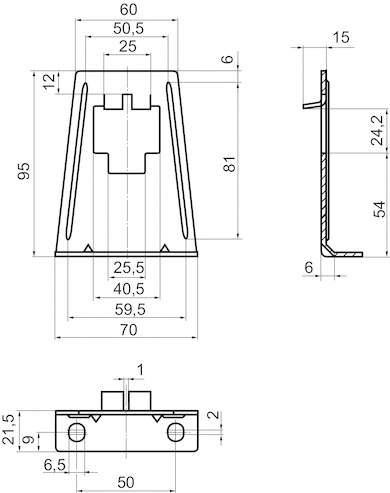 AVENTICS Mounting bracket - 1821332050