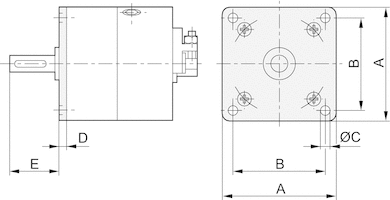 AVENTICS Flange mounting - 2706131000