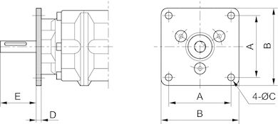 AVENTICS Flange mounting - 2706161000