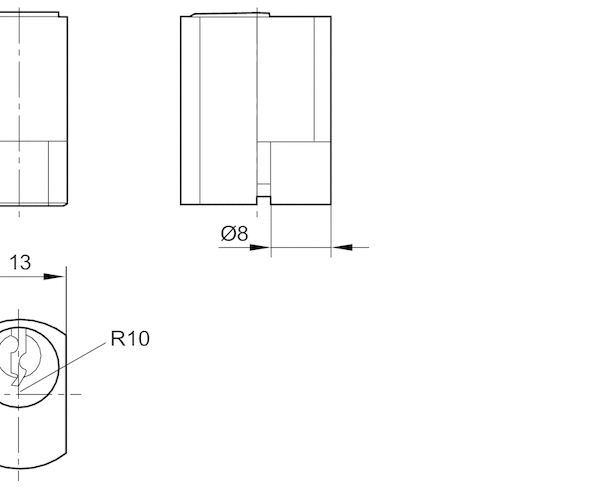 AVENTICS mortise lock - R412006374