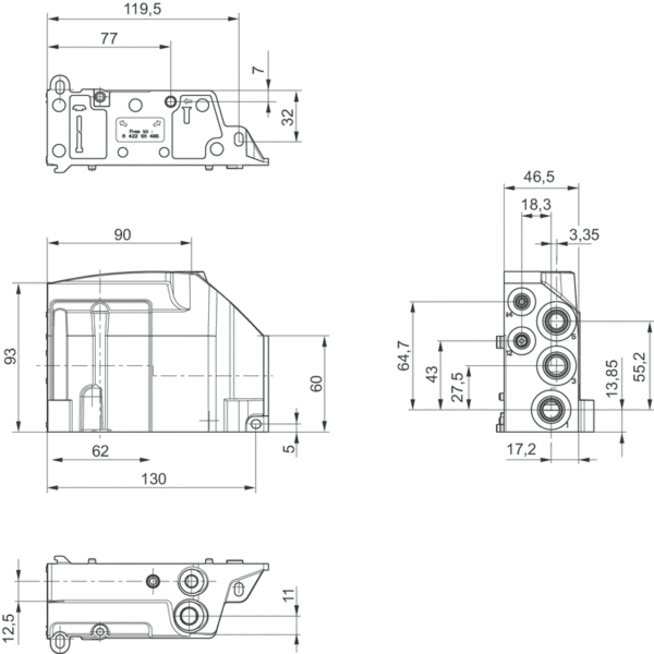 AVENTICS End plate right - R412012471