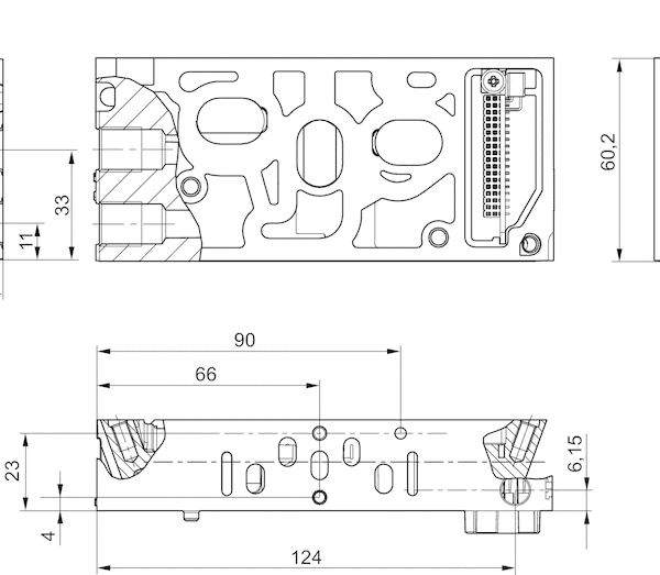 AVENTICS Base plate - R412012477