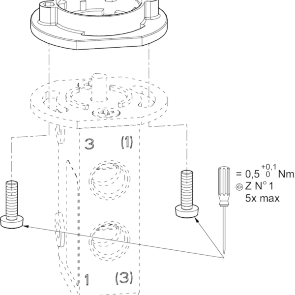 AVENTICS Adapter kit to connect actuating controls to AP/ST series valves - R422002219