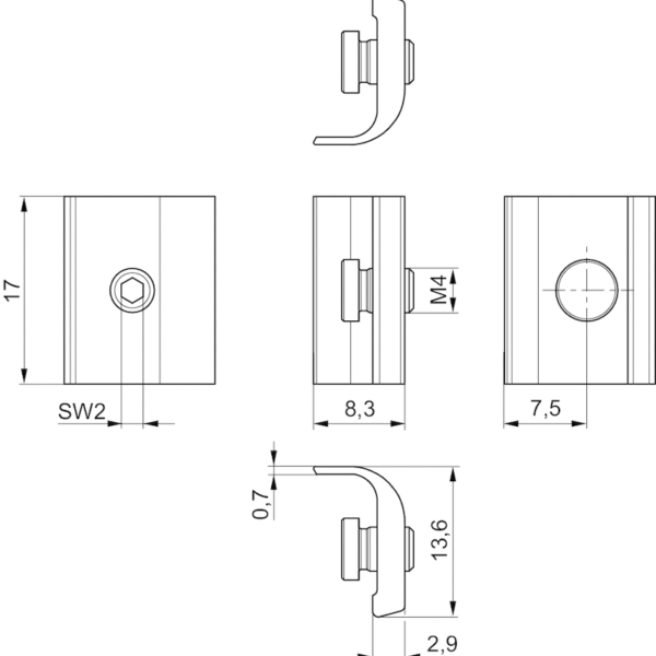 AVENTICS Sensor mounting - R412010906