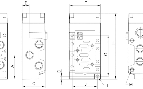 AVENTICS Single subbase - 2622701010