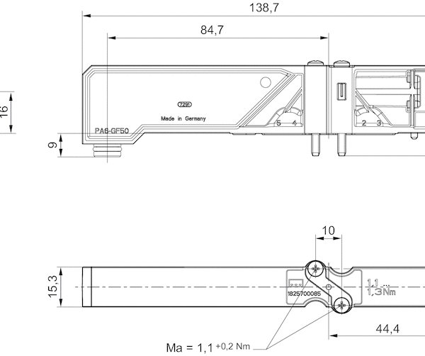 AVENTICS Blanking plate - 1825A00085