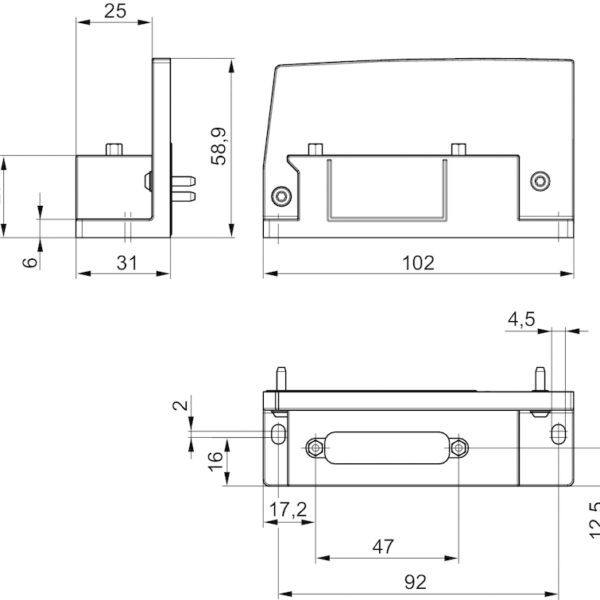 AVENTICS End plate left - R412020077