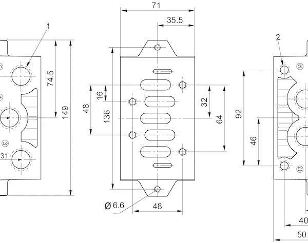 AVENTICS Base plate - R432015309