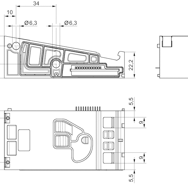 AVENTICS Extension kit for base plate - R414007344