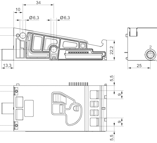 AVENTICS Extension kit for base plate - R414007182