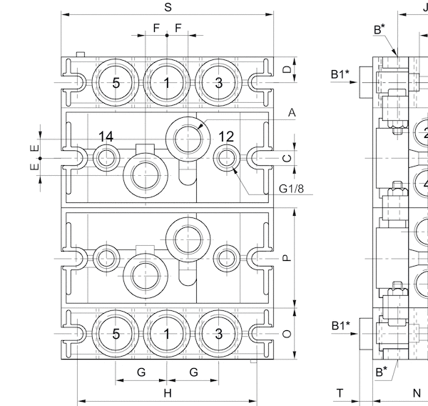 End plate right - 5801510000