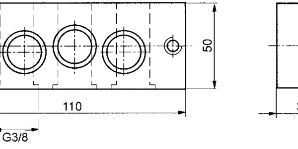 AVENTICS Supply plate - 8985041162