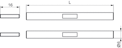 AVENTICS Tie rod extension kit - R422102772