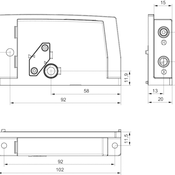 AVENTICS End plate right - R412025508