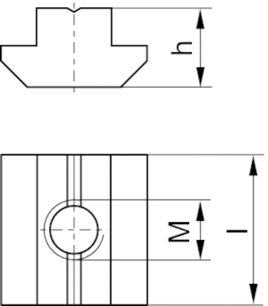 AVENTICS T - groove nut - 3842514931