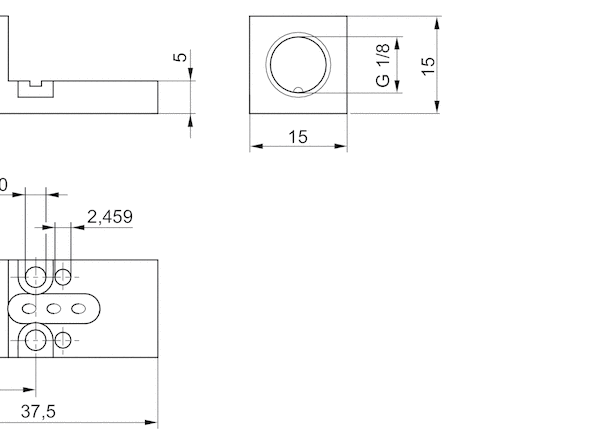 AVENTICS Adapter for external pilot air - R412025904