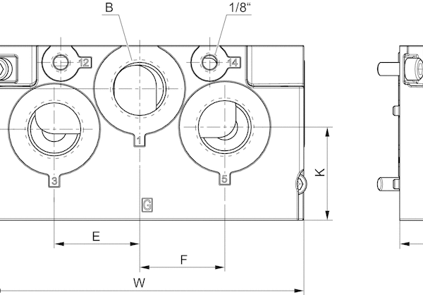 AVENTICS End plate right - R432037655